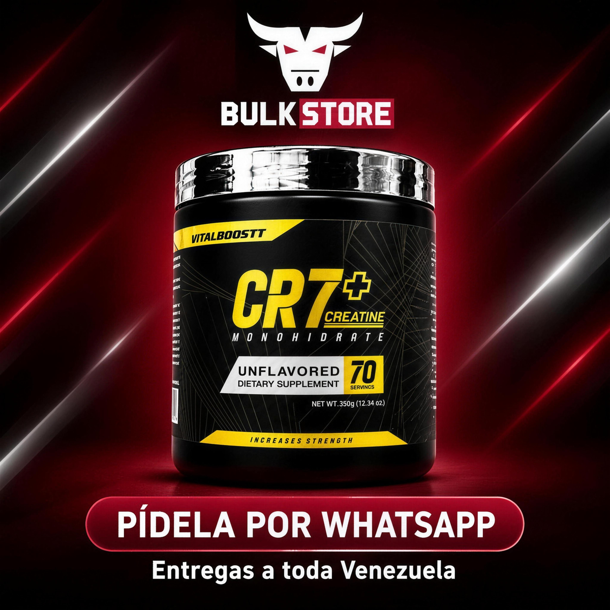 CR7 + CREATINA MONOHIDRATADA